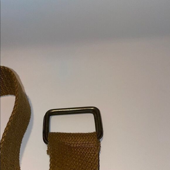 Men's Tan canvas Belt - Picture 3 of 8